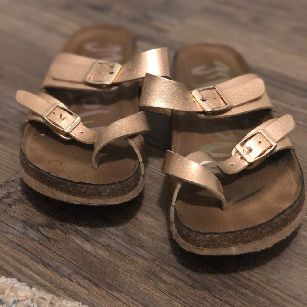 Target Pink Metallic Sandle